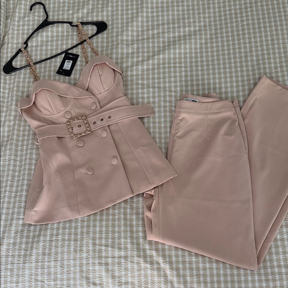 Elegant Pink Women's 2-piece